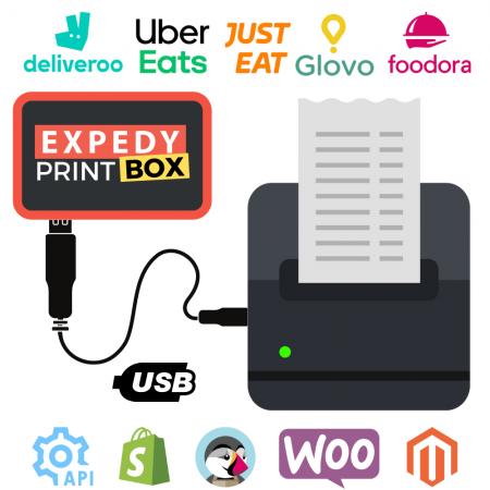 Kit imprimante Uber Eats Wifi + Expedy Cloud Print Box