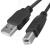 Câble Imprimante USB Type B Le câble USB type B est le câble standard pour toutes les marques d